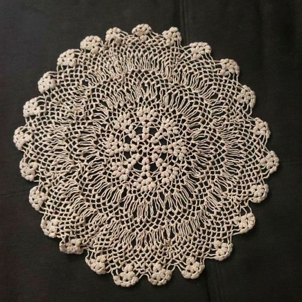 Center piece crochet.